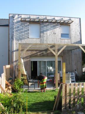 Photo Maison individuelle à étage en bardage naturel